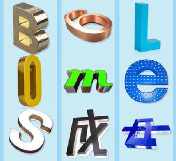 正阳门头广告字的种类。